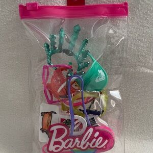 Barbie Accessories Pack - Pink, Teal & Purple Accents